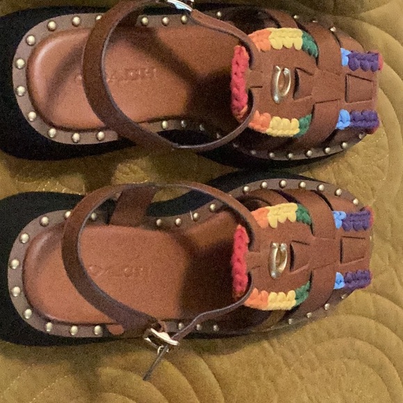 Coach Sandals and Matching handbag - Picture 1 of 15